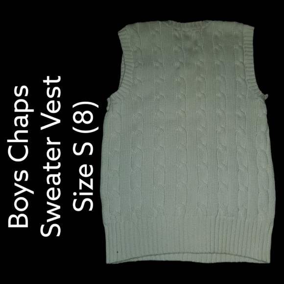 Chaps Sweater Vest SIZE 8 - Picture 2 of 3
